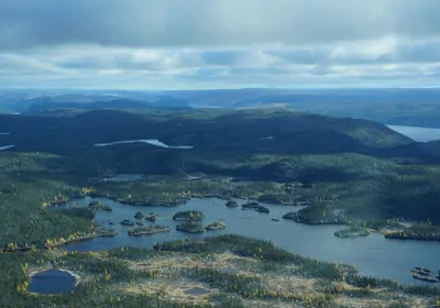 Photo of Romaine River in Quebec Photo of Romaine River in Quebec